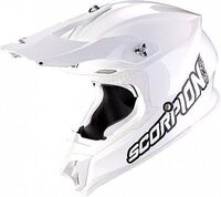 Scorpion VX-16 Evo Air Solid, Motocrosshelm - Wei&szlig; - XS