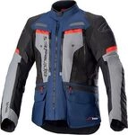 Alpinestars Bogot&aacute; Pro, Textiljacke Drystar - Dunkelblau/Schwarz/Grau/Hellrot - L
