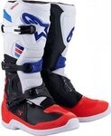 Alpinestars Tech 3, Stiefel - Wei&szlig;/Rot/Dunkelblau - 12 US