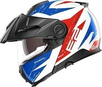 Schuberth E2 Explorer, Klapphelm - Wei&szlig;/Rot/Blau - S (54/55)