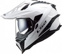 LS2 MX701 Explorer Solid, Endurohelm - Wei&szlig; - L