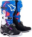 Alpinestars Tech 10 Supervented, Stiefel - Schwarz/Blau/Lila/Wei&szlig; - 12 US