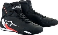 Alpinestars Sektor, Schuhe - Schwarz/Wei&szlig;/Neon-Rot - 11