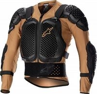 Alpinestars Bionic Action V2, Protektorenjacke - Beige/Schwarz/Orange - L