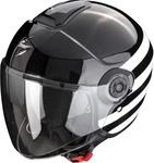 Scorpion 183-423-55-02, Scorpion EXO-City II Bee, Jethelm - Schwarz/Wei&szlig; - XS