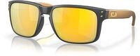Oakley Holbrook 24K Polarized, Sonnenbrille - Matt Schwarz/Ros&eacute;gold Gelb-Get&ouml;nt