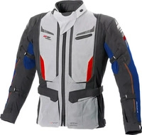 B&uuml;se 116921-52, B&uuml;se Agadir, Textiljacke wasserdicht - Schwarz/Hellgrau/Blau/Rot -