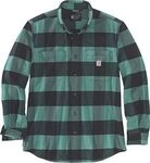 Carhartt Flannel-Plaid, Hemd - Dunkelgr&uuml;n/Dunkelgrau (L04) - XXL