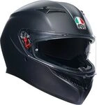 AGV K3, Integralhelm - Matt-Schwarz - L
