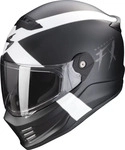 Scorpion 186-420-227-03, Scorpion Covert FX Gallus, Integralhelm - Matt Schwarz/Wei&szlig;