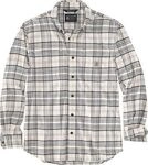 Carhartt Flannel-Plaid, Hemd - Grau/Hellgrau (W03) - S