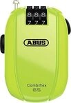 Abus Combiflex StopOver/Break/Rest/Trip, Kabelschloss - Neon-Gelb - 65 cm
