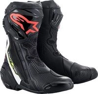 Alpinestars Supertech R, Stiefel - Schwarz/Wei&szlig;/Neon-Rot/Neon-Gelb - 40 EU