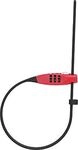 Abus Combiflex TravelGuard, Kabelschloss - Rot/Schwarz