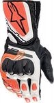 Alpinestars SP-8 V3, Handschuhe - Schwarz/Wei&szlig;/Neon-Rot - 3XL