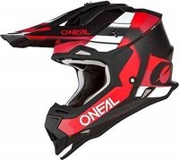 ONeal 2SRS Spyde S23, Motocrosshelm - Matt Schwarz/Rot/Wei&szlig; - M