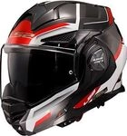 LS2 FF901 Advant X Spectrum, Modularhelm - Schwarz/Wei&szlig;/Rot - S