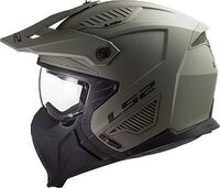 LS2 OF606 Drifter Solid, Modularhelm - Matt-Oliv - L
