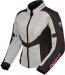 Modeka Emma Air, Textiljacke Damen - Hellgrau/Schwarz - 46