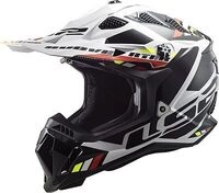 LS2 MX700 Subverter Evo II Stomp, Motocrosshelm - Wei&szlig;/Schwarz - L