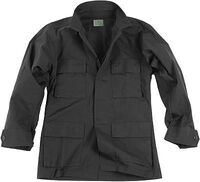 Mil-Tec US BDU, Textiljacke - Schwarz - L