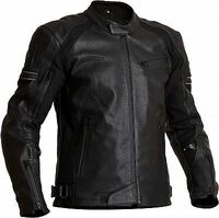 Halvarssons Selja, Lederjacke wasserdicht - Schwarz - 48