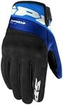 Spidi Flash-KP, Handschuhe - Schwarz/Blau - 3XL