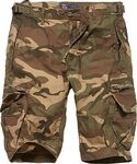Vintage Industries Gandor Camo, Cargo-Shorts - Braun/Oliv/Beige - XS