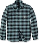 Carhartt Rugged Flex Flannel, Hemd - Schwarz/Hellpetrol - XXL