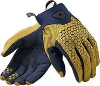 Revit Massif, Handschuhe - Hellbraun/Dunkelblau - S