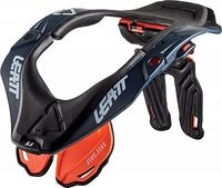 Leatt 5.5, Nackenst&uuml;tze - Schwarz/Dunkelblau/Orange - S/M