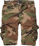 Vintage Industries Terrance Camo, Cargo-Shorts - Braun/Oliv/Beige - XS