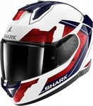 Shark Skwal i3 Rhad, Integralhelm - Wei&szlig;/Rot/Blau - L