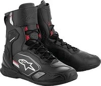 Alpinestars Superfaster, Kurzstiefel - Schwarz/Grau/Hellrot - 9 US
