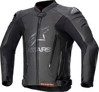Alpinestars GP Plus V4, Lederjacke - Schwarz/Schwarz - 50