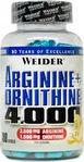 Weider Arginine + Ornithine 4.000 - 180 Kapseln, Grundpreis: &euro; 181,53 / kg