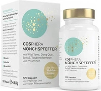 Cosphera M&ouml;nchspfeffer 120 Kapseln, Grundpreis: &euro; 680,68 / kg