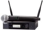Shure GLXD24R+E/SM58-Z4 Drahtlose Sendeanlage mit Handsender