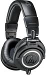 Audio-Technica ATH M50X Kopfh&ouml;rer geschlossen Schwarz