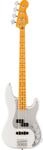 Fender American Ultra II Precision Bass MN Avalanche E-Bass Wei&szlig;