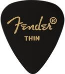 Fender Picks 351 Black thin Plektren Set