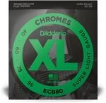 D'Addario ECB80 40-95 Chromes Flatwound Longscale Bass Saiten