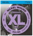 D'Addario 4er Bass XL Nickel 40-100 40-60-80-100, EXL190 Bass Saiten