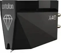 Ortofon 1380347, Ortofon MC X40 Nude Shibata Diamond - Boron Cantilever Schwarz