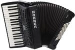 Hohner Bravo III 72 black silent key Akkordeon Schwarz