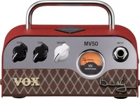 VOX VXMV50BM, VOX MV50 NuTube Brian May Gitarrenverst&auml;rker Topteil Rot