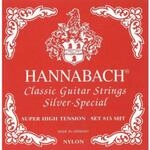Hannabach K-Git.Saiten Satz 815 rot Nylon Super High Tension Konzertgitarrensaiten