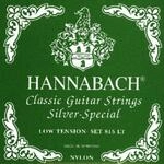 Hannabach K-Git.Saiten Satz 815 gr&uuml;n Nylon Low Tension Konzertgitarrensaiten