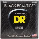 DR BKB-45 Black Beauties K3 Coated Bass Guitar Strings Medium 45-105 Bass Saiten
