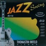Thomastik JS112 E-Saiten 12-50 Jazz Swing Flat Wound E-Gitarrensaiten
